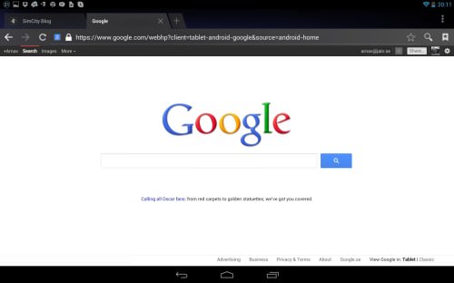 AOSP Browser