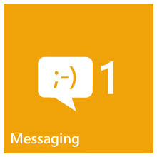 Messaging: 1 unread message