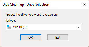 Drive selection window, a second time